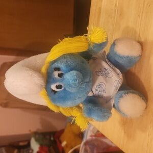 Vintage Smurfette Plush 1981 Peyo